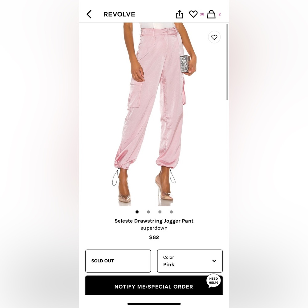 Superdown Seleste Drawstring Jogger Pant
